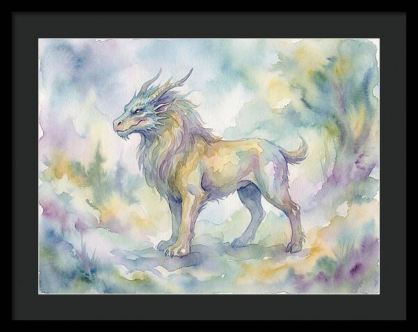 Chimera In Watercolor Hues