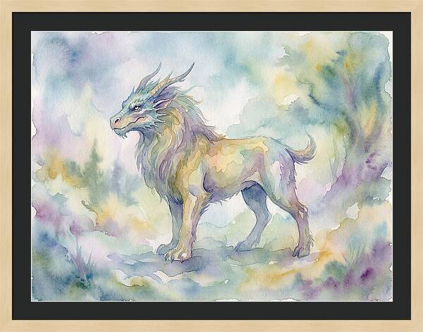 Chimera In Watercolor Hues