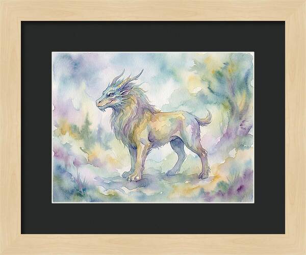 Chimera In Watercolor Hues