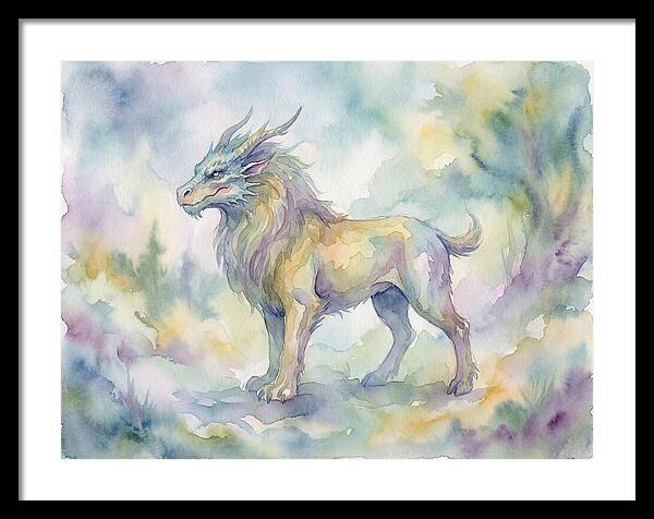 Chimera In Watercolor Hues
