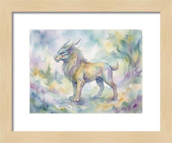 Chimera In Watercolor Hues
