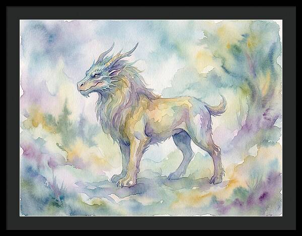 Chimera In Watercolor Hues
