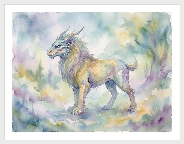 Chimera In Watercolor Hues