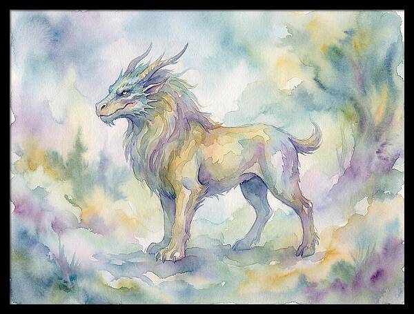 Chimera In Watercolor Hues