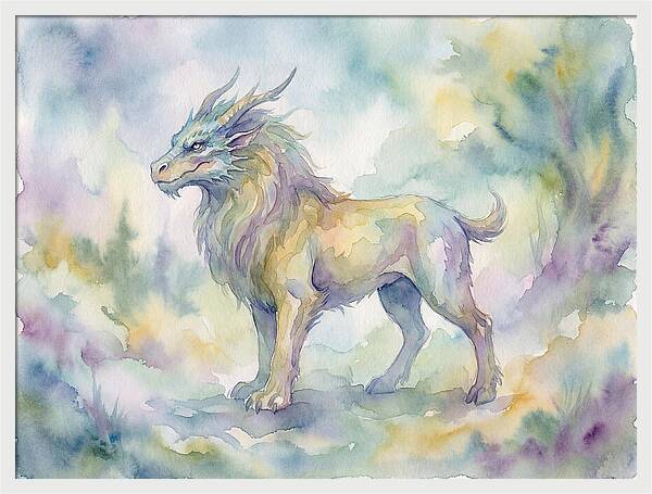 Chimera In Watercolor Hues