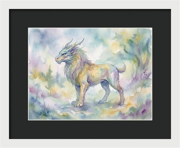 Chimera In Watercolor Hues