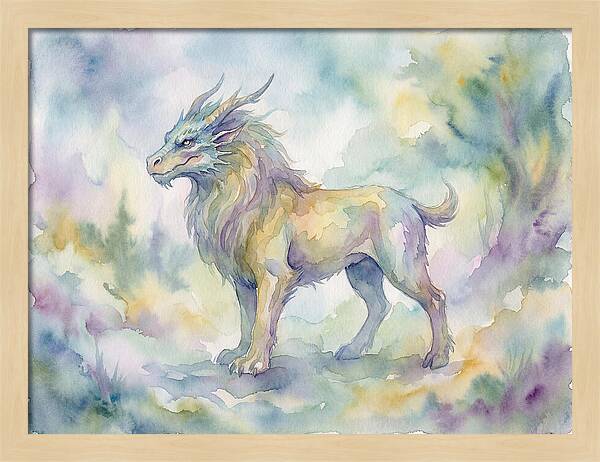 Chimera In Watercolor Hues