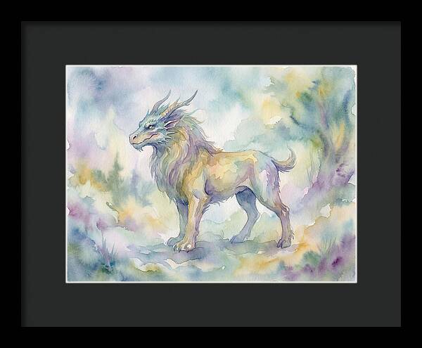 Chimera In Watercolor Hues