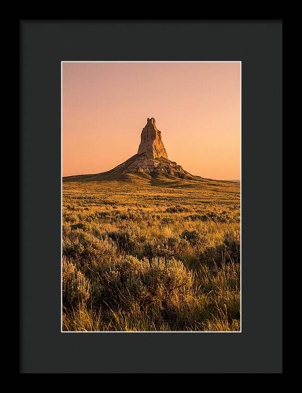 Chimney Rock At Dusk