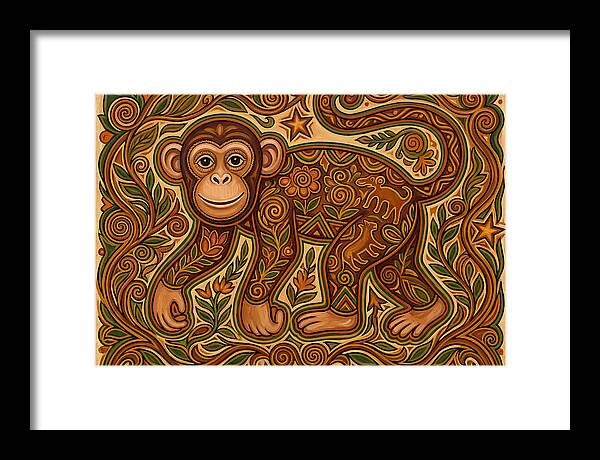 Chimpanzee Folk Art