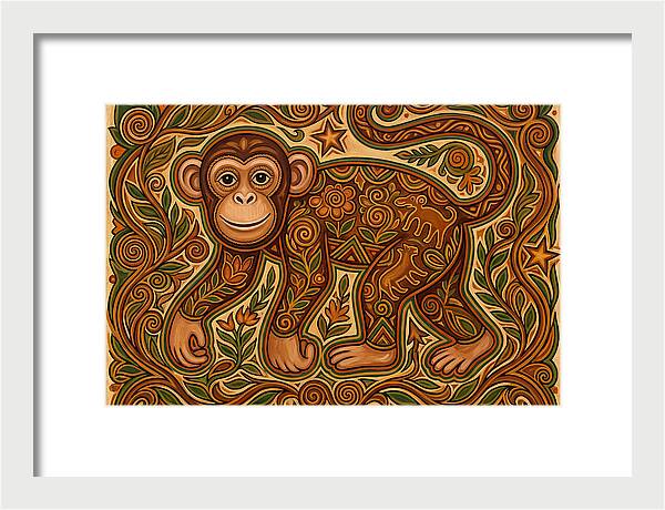 Chimpanzee Folk Art