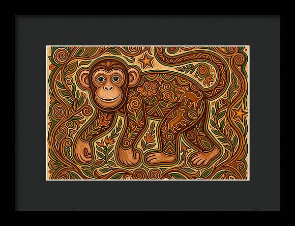 Chimpanzee Folk Art