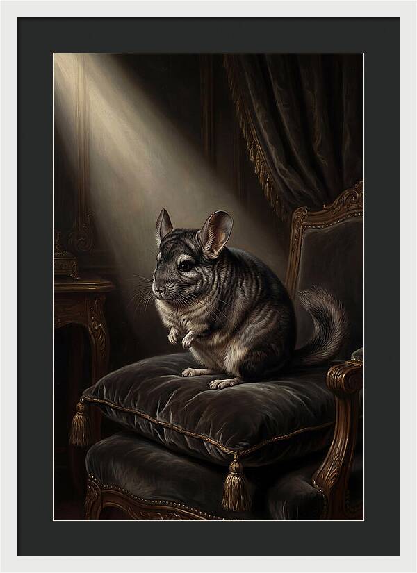 Chinchilla In Elegant Light
