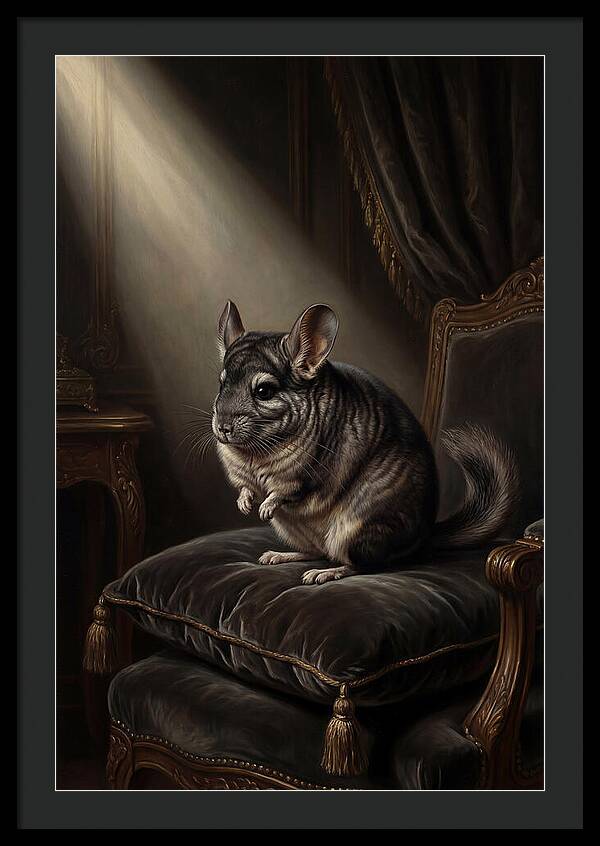 Chinchilla In Elegant Light