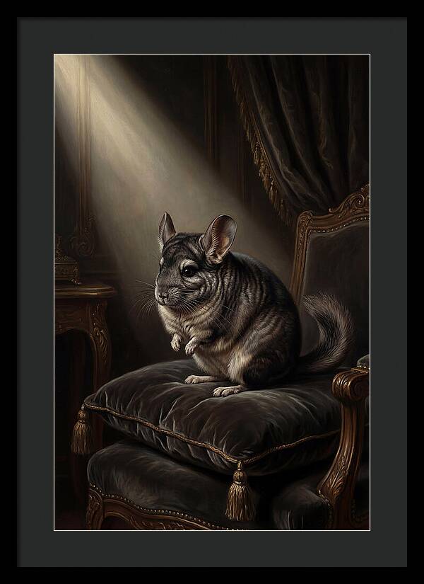 Chinchilla In Elegant Light