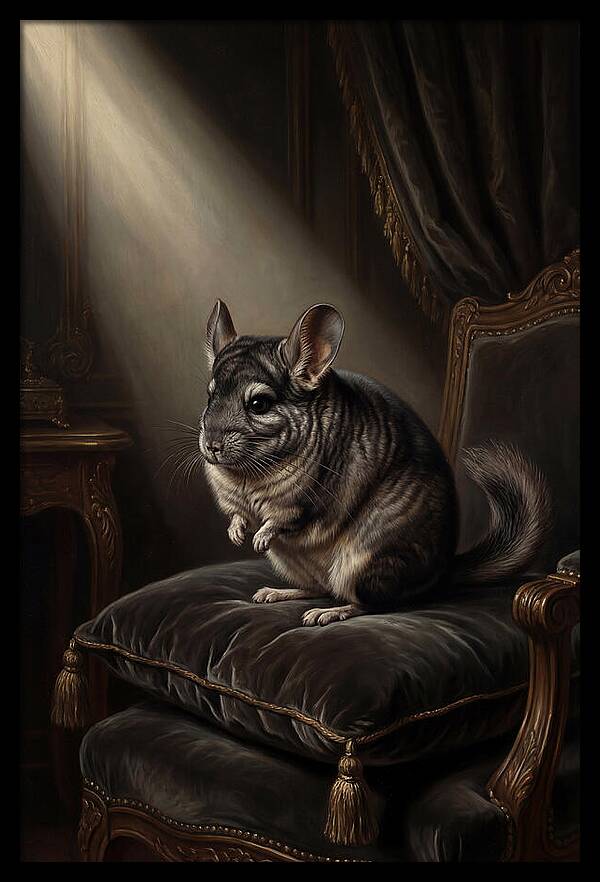 Chinchilla In Elegant Light