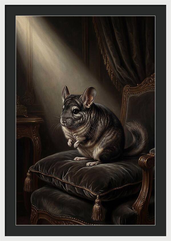 Chinchilla In Elegant Light