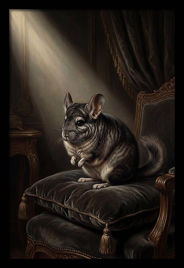 Chinchilla In Elegant Light
