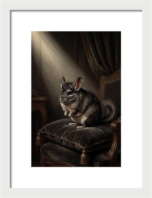 Chinchilla In Elegant Light