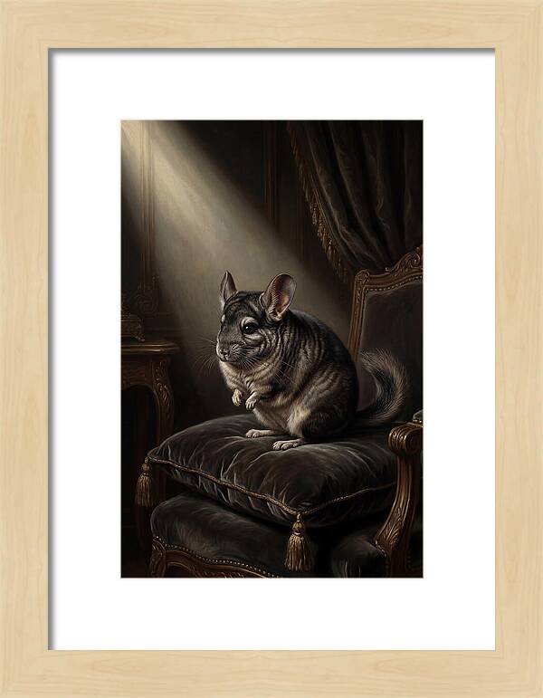 Chinchilla In Elegant Light