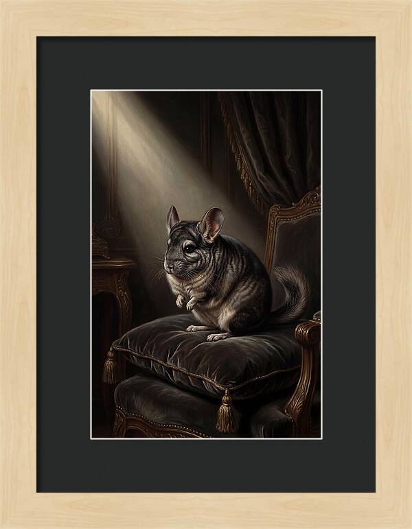 Chinchilla In Elegant Light