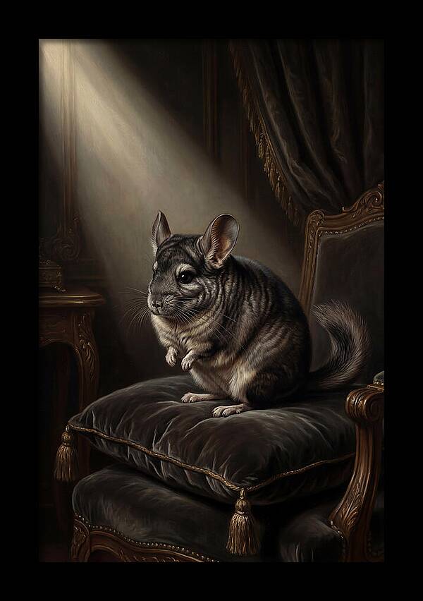 Chinchilla In Elegant Light