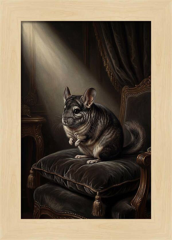 Chinchilla In Elegant Light