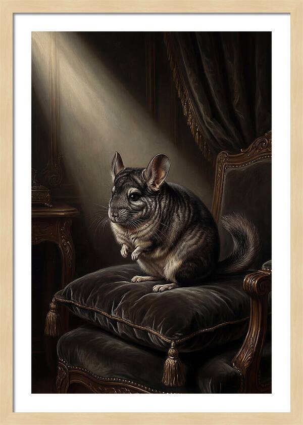 Chinchilla In Elegant Light