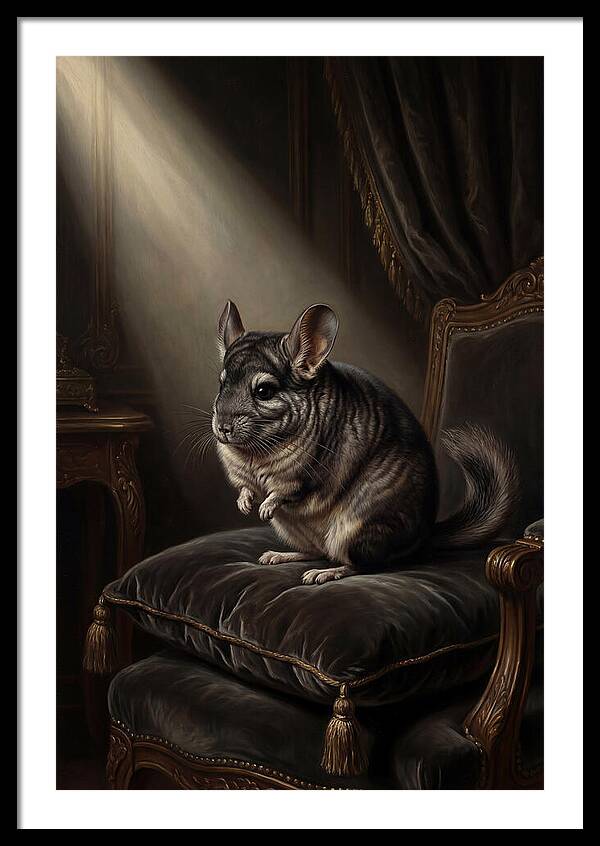 Chinchilla In Elegant Light