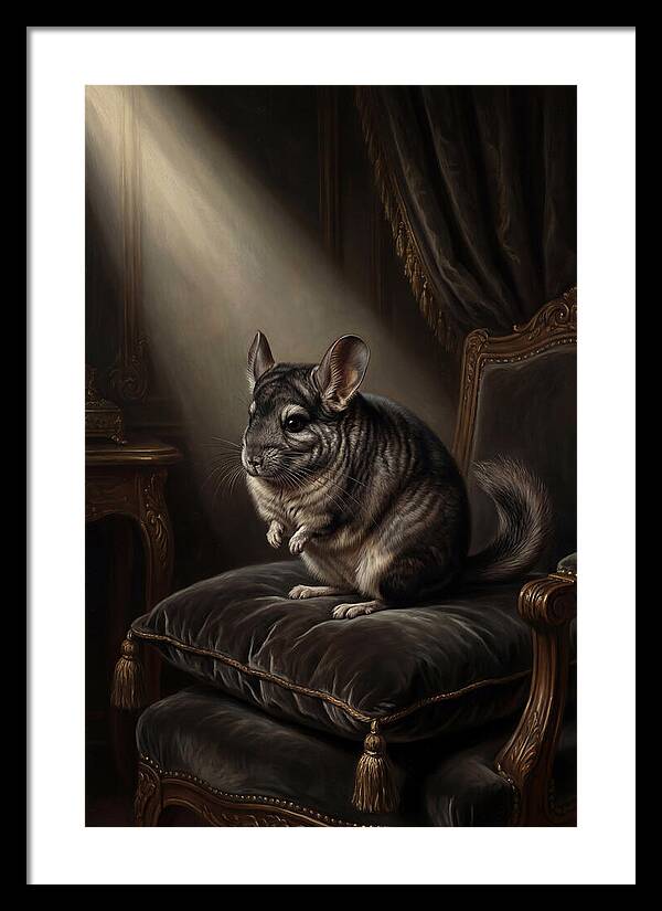 Chinchilla In Elegant Light
