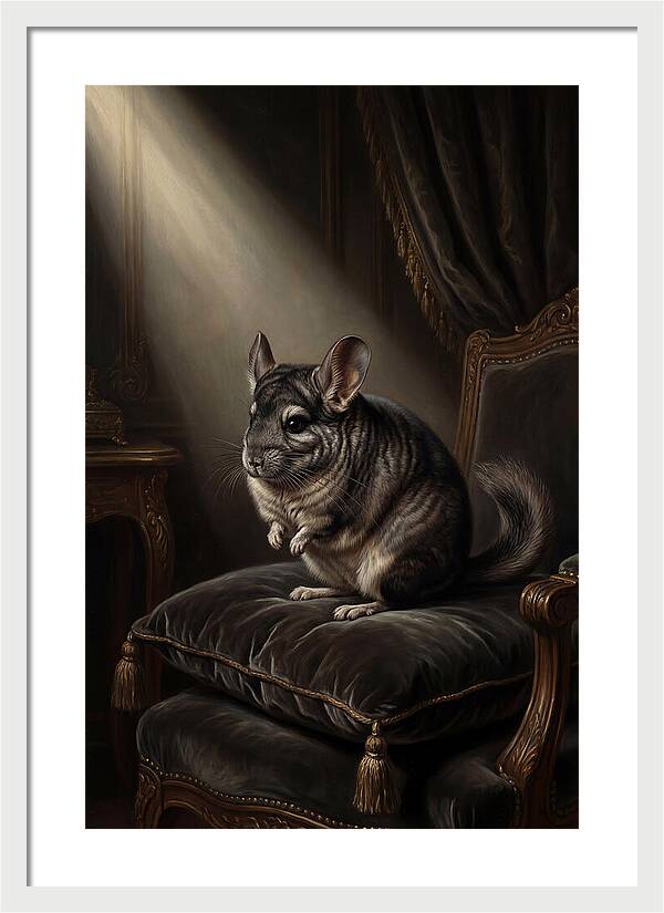 Chinchilla In Elegant Light