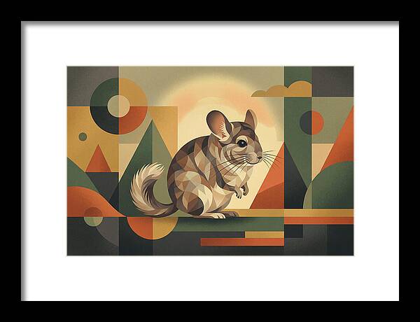 Chinchilla In Geometric Harmony