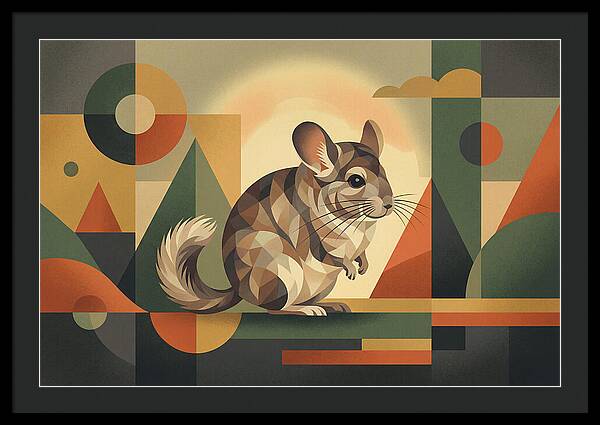 Chinchilla In Geometric Harmony