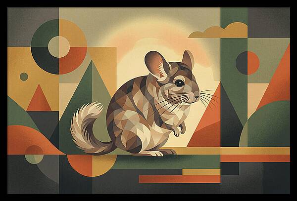 Chinchilla In Geometric Harmony