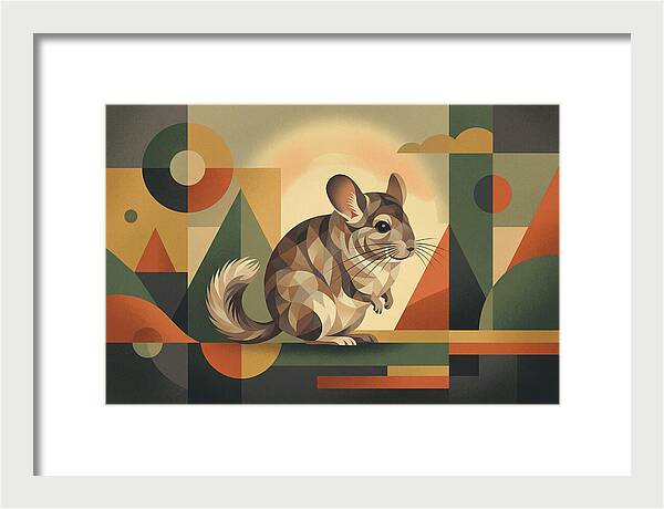 Chinchilla In Geometric Harmony