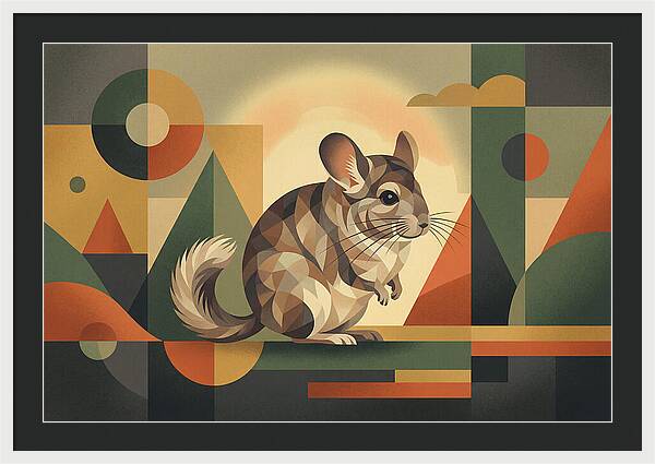 Chinchilla In Geometric Harmony