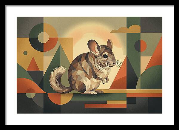 Chinchilla In Geometric Harmony