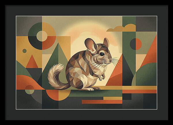 Chinchilla In Geometric Harmony