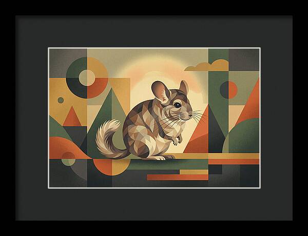 Chinchilla In Geometric Harmony