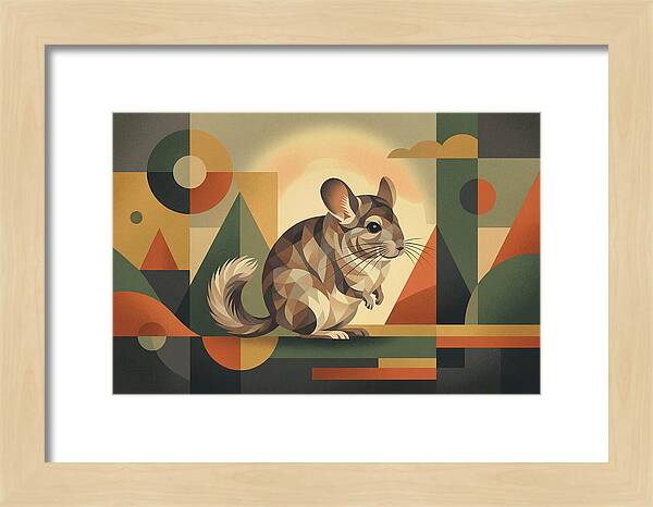 Chinchilla In Geometric Harmony