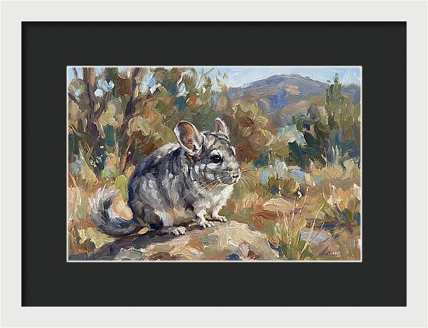 Chinchilla In Nature