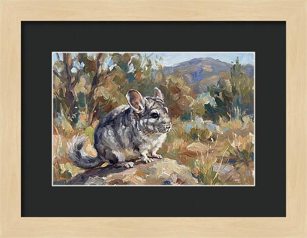 Chinchilla In Nature