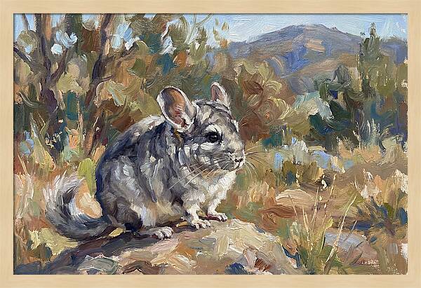 Chinchilla In Nature