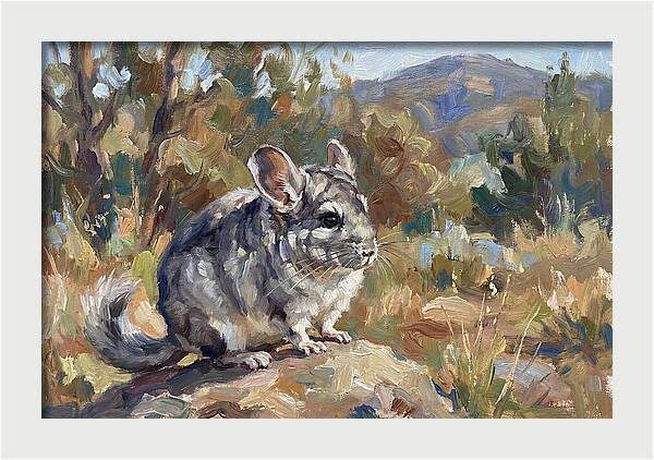 Chinchilla In Nature