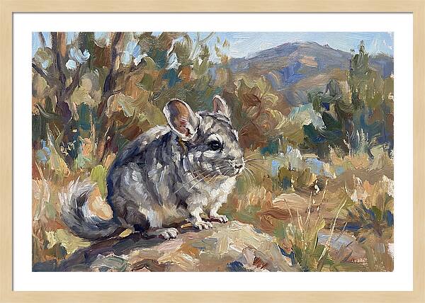 Chinchilla In Nature