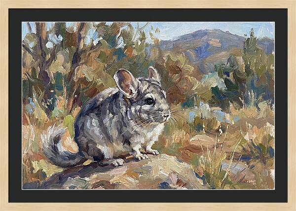 Chinchilla In Nature