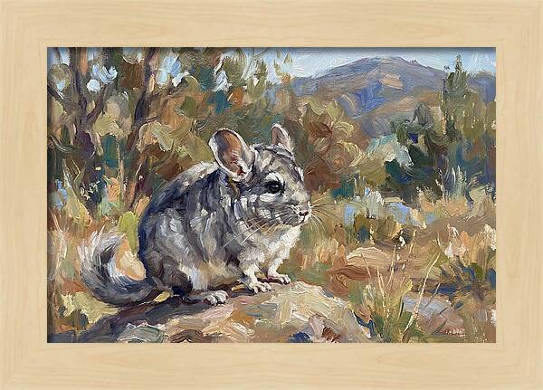 Chinchilla In Nature