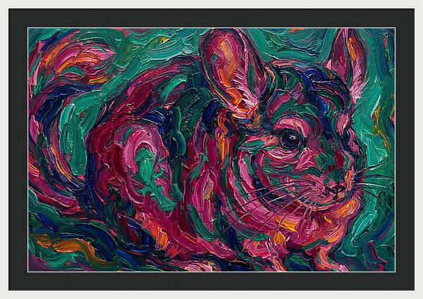 Chinchilla In Vibrant Colors