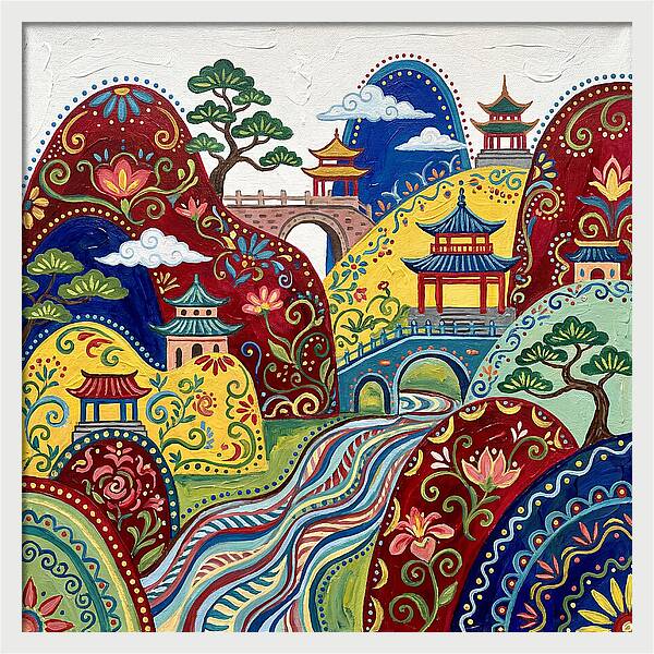 Chinese Landscape Serenity