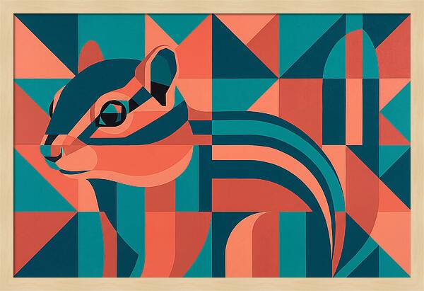 Chipmunk In Geometric Harmony